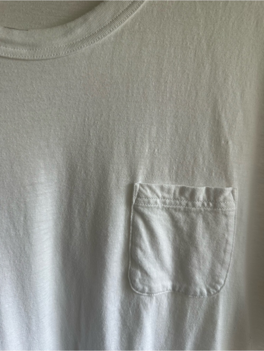 Visvim Japanese Cotton White Pocket T-Shirt - Men's JPN4 - Picture 3 of 6